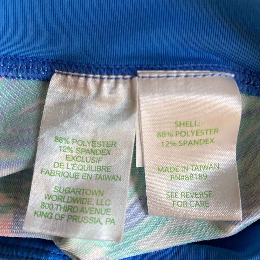 Lilly Pulitzer Luxletic Blue and Green Activewear - Picture 5 of 5